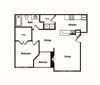 A2 Floor Plan A2 Floor Plan at Windsor on White Rock Lake, Dallas, Texas